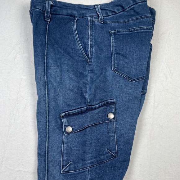 Style & Co DENIM Jeggings Women's Size 8 Blue Stretch Cargo Skinny Jeans - Picture 12 of 13